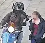  ??  ?? HORROR Street attack by moped thugs