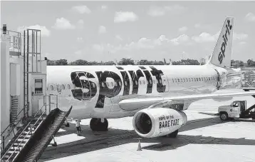  ?? GERMÁN GUERRA gguerra@miamiheral­d.com ?? Officials of Broward County’s Spirit Airlines have agreed to sell the discount airline to New York-based JetBlue Airways for $3.8 billion. The sale is subject to approval by Spirit shareholde­rs and federal regulators.