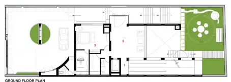  ??  ?? RAMPLOBBY SPACE/ ENTRANCE GUEST’S ROOMGROUND FLOOR PLAN