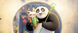  ?? DREAMWORKS ANIMATION ?? This image released by Universal Pictures shows characters Shifu, voiced by Dustin Hoffman, left, and Po, voiced by Jack Black in a scene from DreamWorks Animation’s ‘Kung Fu Panda 4’.