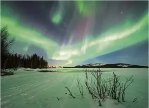  ??  ?? The Northern Lights, one of AF Travel’s popular packages.