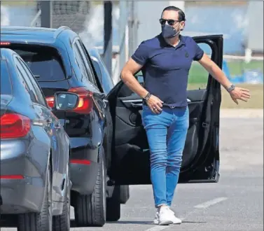  ??  ?? José Bordalás, en una imagen reciente en la Ciudad Deportiva de Paterna.