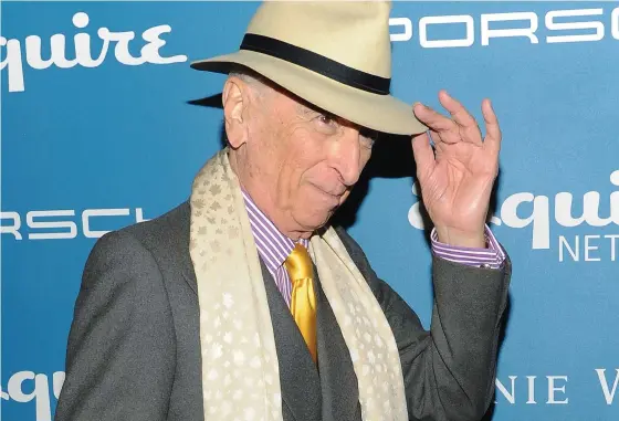  ?? EVAN AGOSTINI/THE ASSOCIATED PRESS ?? Once considered a master of longform journalism, Gay Talese has been under fire for ethical and credibilit­y gaps in his new book.