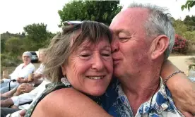  ??  ?? Joan and John swapped life in Ireland for their new home in Falset, near Tarragona, in Spain. Photograph: Image supplied by Joan Gallagher