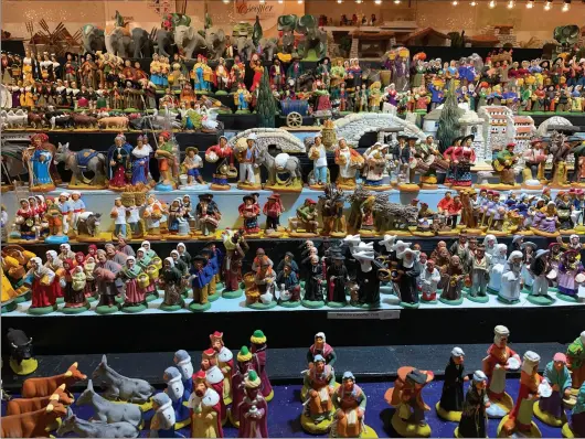  ?? Photo for The Washington Post by Mary Winston Nicklin ?? Nativity figurines are displayed at the Strasbourg Christmas market.