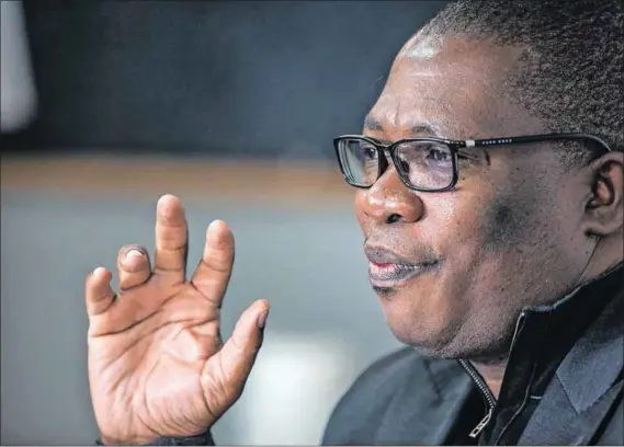  ?? Photo: Sharon Seretlo/gallo Images ?? A lot on his plate: Panyaza Lesufi became Gauteng premier, even though David Makhura didn’t have to quit.