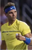  ??  ?? Rafael Nadal will return to Abu Dhabi to defend his title