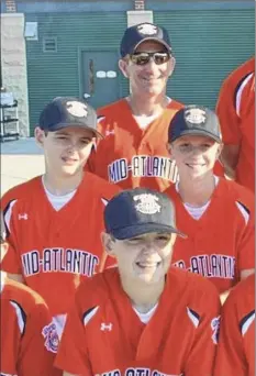  ?? Photo courtesy of Kevin Huerter ?? Ian Anderson, middle left, and Kevin Huerter, middle right, were baseball teammates along with Ian’s twin Ben, in front.