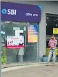  ??  ?? An ATM machine at Prayagraj junction station.