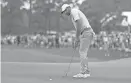  ?? THOMAS SHEA/USA TODAY SPORTS ?? Scottie Scheffler putts during the Texas Children’s Houston Open on March 31.