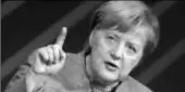  ??  ?? Almanya Başbakanı Angela Merkel