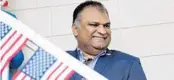  ?? STEPHEN M. DOWELL/ORLANDO SENTINEL ?? Orange County Property Appraiser Rick Singh smiles during a celebratio­n to acknowledg­e the Florida Democratic Party opening an office in Orange County on Jan. 11.