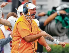  ?? Kevin C. Cox / Tribune News Service ?? Tennessee terminated coach Jeremy Pruitt on Monday in the wake of an internal probe that found what its chancellor called “serious violations of NCAA rules.”