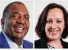  ?? Jill Karnicki / Staff photograph­er ?? State Sen. Royce West of Dallas was facing Hegar of Round Rock in the runoff for the Democratic nomination for U.S. Senate. The winner will face veteran Republican Sen. John Cornyn in November.