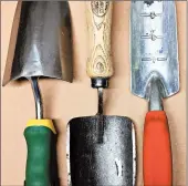  ?? MORTON ARBORETUM ?? The critical part of a trowel or any other digging tool is the way the blade is attached to the handle. Invest in a good one with a strong structure that won’t bend or break under pressure.
