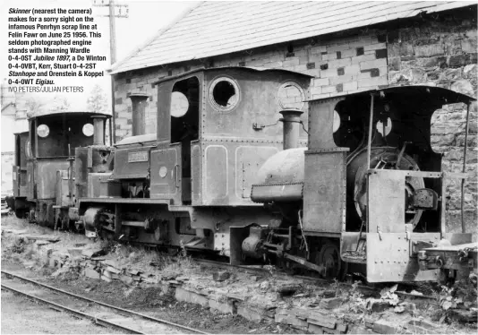 PENRHYN QUARRY RAILWAY BAGNALL 0-4-0ST SKINNER - PressReader