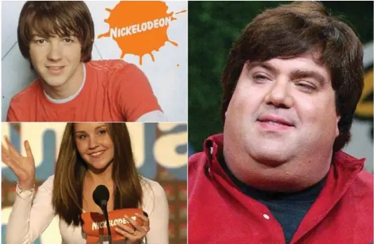  ?? ?? ► El actor Drake Bell (Drake y Josh, arriba), la actriz Amanda Bynes (The Amanda’s Show, abajo) y el productor Dan Schneider.