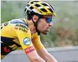  ?? Foto: dpa ?? Tom Dumoulin hat sich erst einmal vom Radsport verabschie­det.