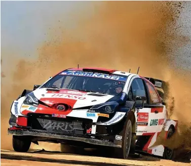  ?? Marcin Rybak ?? Elfyn Evans and co-driver Scott Martin won the Rally de Portugal on the weekend.