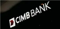  ??  ?? CIMB still faces challenges ahead as macro headwinds and cautious market sentiments persist.