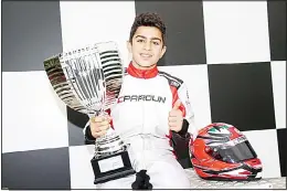  ??  ?? Rashid Al Dhaheri – Arab world’s rising motorsport stars.