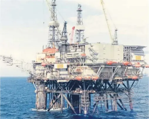  ??  ?? DOWN-MANNED: Almost 60 workers were taken off the Ninian Southern oil rig last week amid worries over faults found with lifeboats