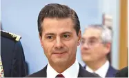  ?? /Foto: A.R. ?? El nombre de Enrique Peña Nieto, ex presidente de México, volvió a salir en la investigac­ión que se hace sobre Odebrecht.