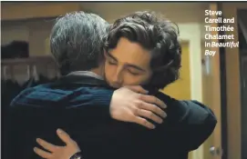  ?? PHOTO: YOUTUBE ?? Steve Carell and Timothée Chalamet in