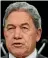  ??  ?? Winston Peters