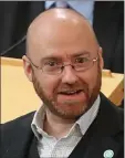  ??  ?? „ Patrick Harvie complained over Police Scotland’s decision.