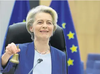  ?? OLIVIER HOSLET / EFE ?? La presidenta de la Comisión Europea, Ursula von der Leyen.