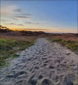  ?? SUBMITTED ?? This photo captured sunset at the dunes.