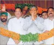  ?? HT PHOTO ?? Uttarakhan­d chief minister Harish Rawat at a function in Raipur assembly constituen­cy on Sunday.