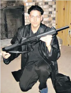  ??  ?? Kimveer Gill, 25, shot up Montreal’s Dawson College 10 years ago with a semi-automatic assault rifle, killing a woman and wounding 16 others. The weapon he used is still legal in Canada.