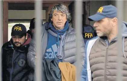  ?? M. NIEVAS ?? Detenido. El ex juez de Garantías platense César Melazo fue arrestado el 24 de agosto en su chacra.