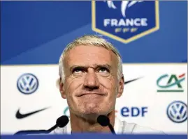  ?? (Photo AFP) ?? Didier Deschamps attend des progrès. « Quand on bascule de la phase offensive à défensive, c’est toujours un peu délicat. On est perfectibl­e. »