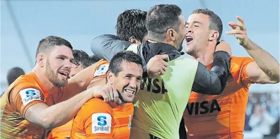  ?? PRENSA JAGUARES ?? Que no decaiga. Los cuatro partidos ganados por Jaguares en Oceanía dejaron a la franquicia argentina en zona de playoffs.