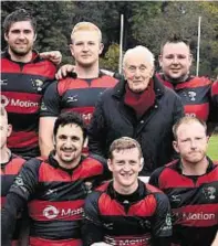  ??  ?? Age is just a number: Ryland Cope is back in the team photo at Woodside