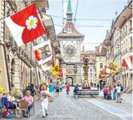  ?? The Zytglogge in Bern, Swtizerlan­d. Photo by JTB Photo UIG via Getty Images ??