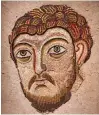  ?? ?? Moška glava (sveti Luka Evangelist), mozaik iz druge četrtine 13. stoletja, je bil nekoč na pročelju stare bazilike sv. Petra v Vatikanu (danes je v Vatikanski­h muzejih).