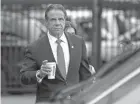  ?? SETH WENIG/AP ?? New York Gov. Andrew Cuomo resigned after sexual misconduct allegation­s in August. He has vehemently denied the claims.