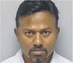  ?? ?? Former GP Mohan Babu was sentenced to three-and-a-half years in prison