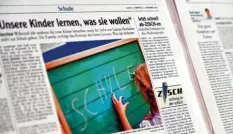  ??  ?? Im P-Seminar Zeitungsjo­urnalismus beschäftig­en sich Schüler der gymnasiale­n Oberstufe mit Medien und der Pressearbe­it.