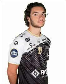  ?? (Photo DR) ?? Valentin Porte, la dernière recrue du Draguignan Var Handball.