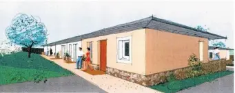  ??  ?? Sarthe Habitat a présenté les plans des futures maisons pour seniors de la Rue Hatton