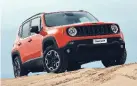  ?? JEEP ?? FCA has placed considerab­le attention on its collection of utility vehicles (Renegade pictured) and largely left its Dodge and Chrysler models to wither on the vine.