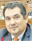  ?? ?? Mario Martín Arévalo, candidato al Senado por el Partido Colorado. No descarta pedir impugnar la candidatur­a de Lugo.