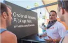  ?? AMAZON ?? Amazon had lockers at Coachella for the first time this year.