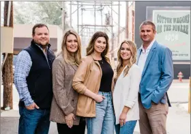  ?? SUBMITTED PHOTO ?? Southern Caregivers owners, all registered nurses, are, from left, Landon Stuart, Samantha Stuart, Sam Gummeson, Morgan Watson and Blake Watson.“Our greatest asset is our dedicated team of caring profession­als,” Gummeson said.