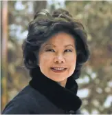  ?? CAROLYN KASTER, AP ?? Former Labor secretary Elaine Chao arrivesMon­day at Trump Tower in New York to meet with Presidente­lect Donald Trump.